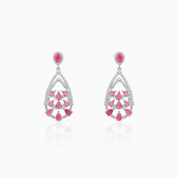 Silver Graceful Drop Earrings